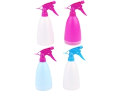 Lot De 4 Flacons Vaporisateurs Réutilisables En Plastique 500 Ml, Pulvérisateur Haute Pression Tê...