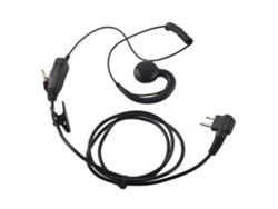 Auriculares Negros Para Radio Walkie-talkie Motorola Aeh3000-m1a