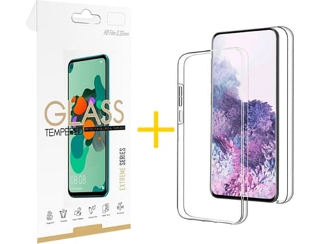 Carcasa + Protector de Pantalla para Samsung Galaxy S21 Plus 5G SKYHE Transparente Claro