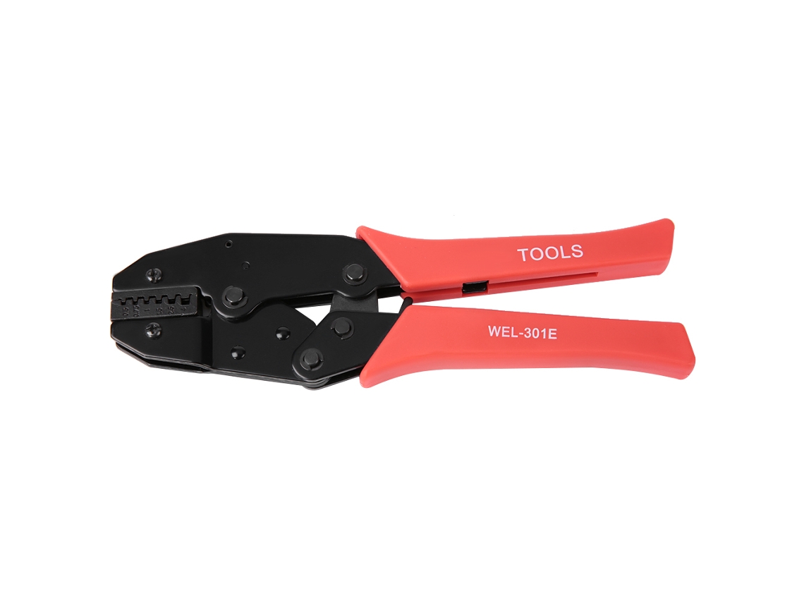 Herramienta De Crimpado Y Escuadrado De Cables Con Trinquete Y Mango Ergonómico Awg 22-12