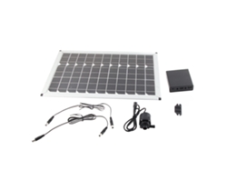 Bomba De Agua Solar De 20 W Con Panel Solar Fontaine, Sumergible De 12 V Y Elevador De 5 M Para Piscinas Y Jardines.