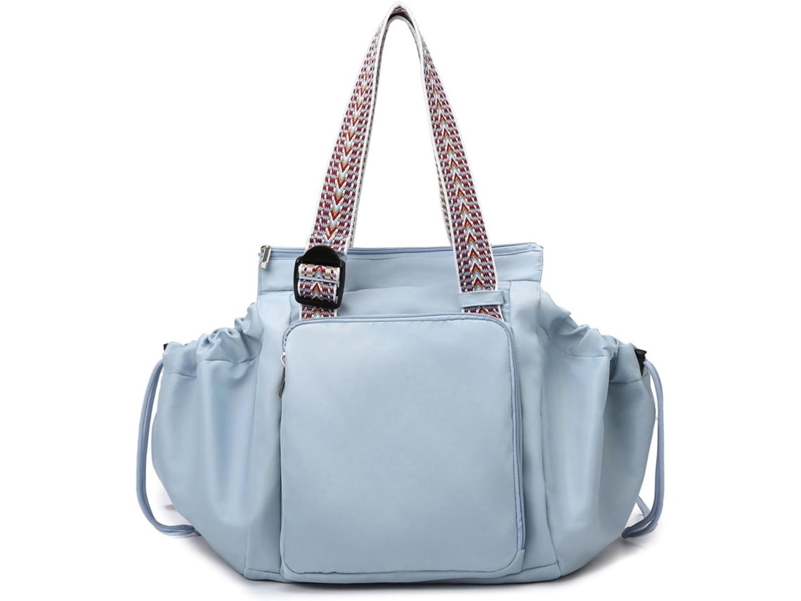 Bolso de mano esencial con gran capacidad de almacenamiento, se puede usar como mochila, bandolera o bolso de hombro (azul) Eifson