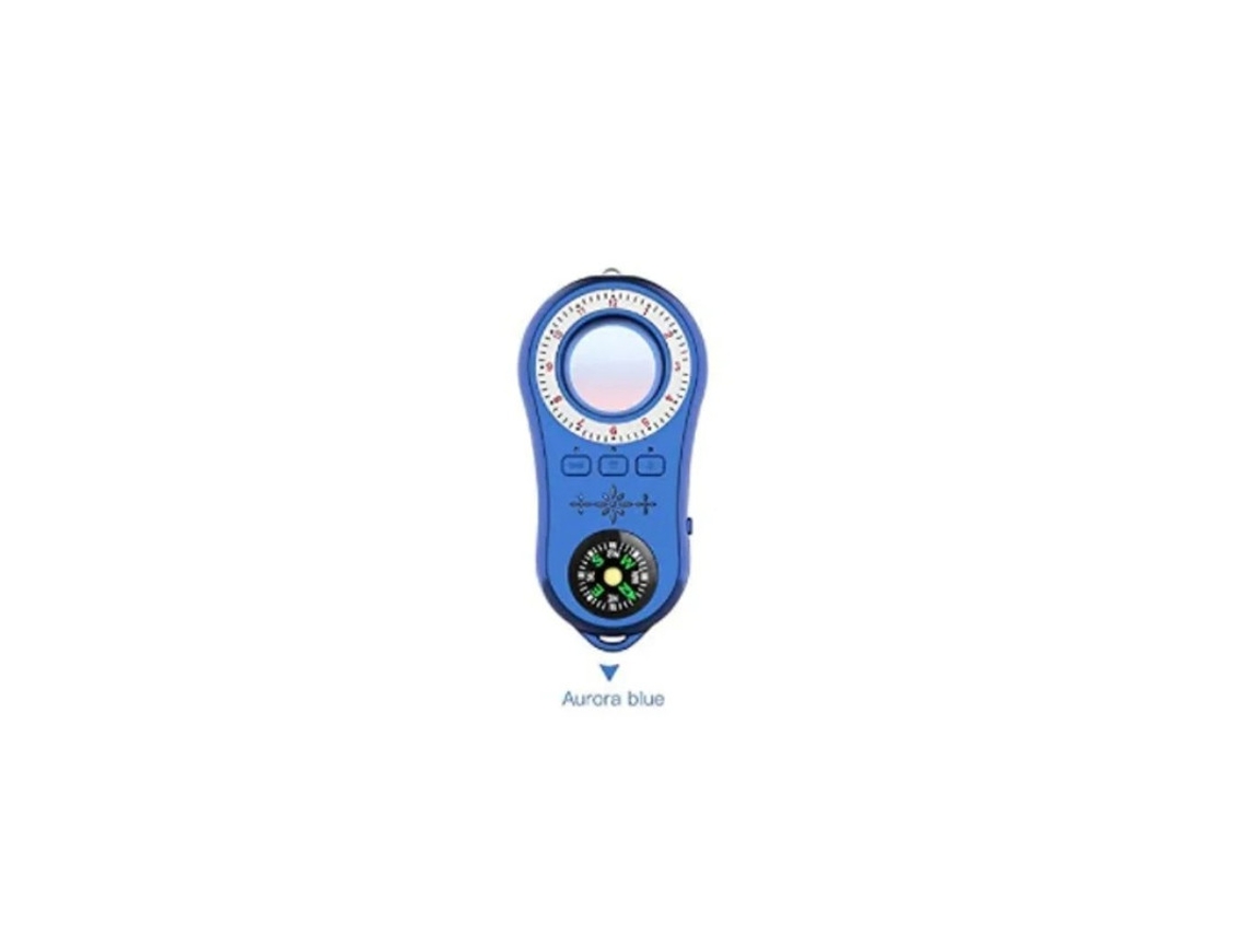 Detector antiespía, Bestvite, defensa infrarroja, alerta de emergencia, función GPS portátil (azul)