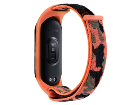 Correa de nailon ajustable para Xiaomi Mi Band 5/6/7 - anaranjado