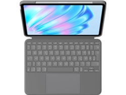 Teclado Táctil Combinado Logitech Para Ipad Air 11 (2024) Gris Oxford De