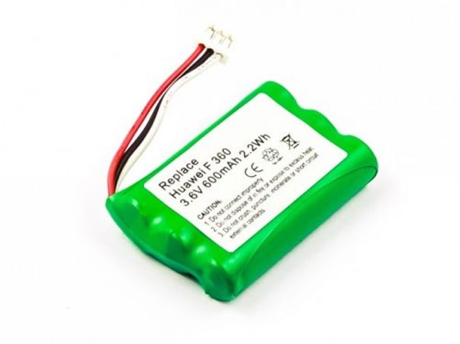 Batería INDIGO BIRD 600mAh 3.6V para Teléfono Fijo HUAWEI F360