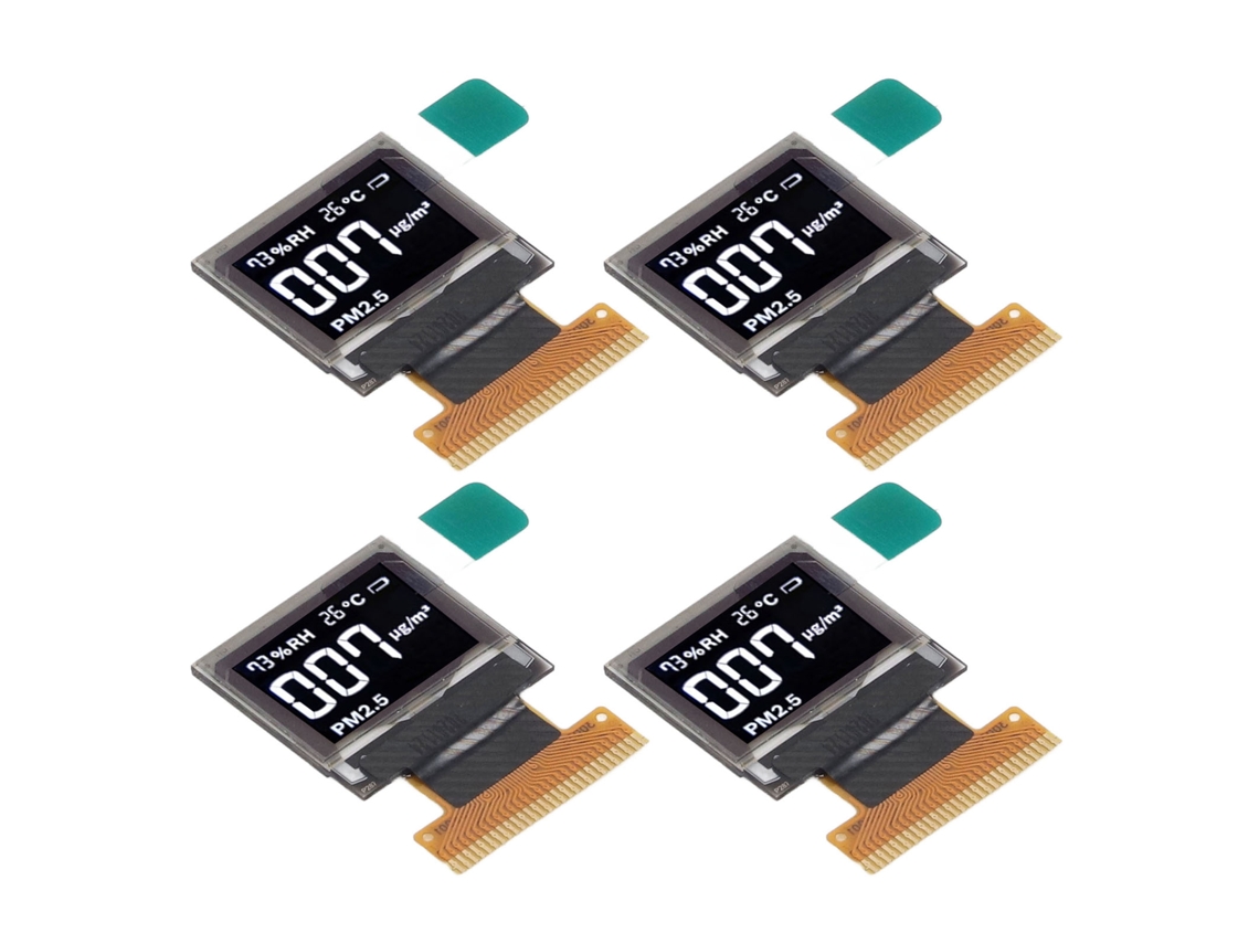 2026as-pantalla Oled Lcd De 0.66 Pulgadas 28pin, 64x48, Pantalla Blanca Clara, 4 Piezas