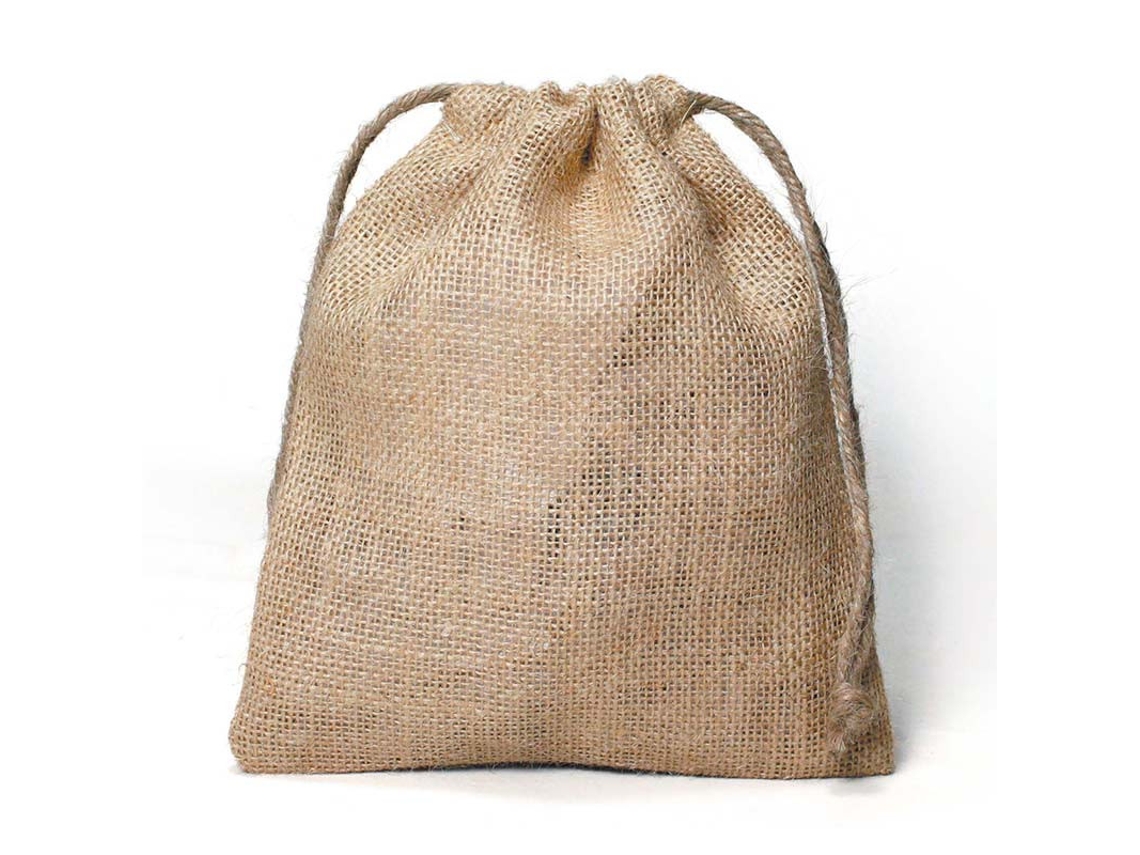 Bolsa De Arpillera Con Cordón - 18 X 21 Cm
