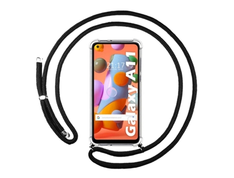 Carcasa Samsung Galaxy M11 TUMUNDOSMARTPHONE Colgante Negro