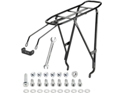 Portaequipajes Trasero Para Bicicleta De Acero Resistente Harilla, Accesorio Profesional Alta Gama, Robusto