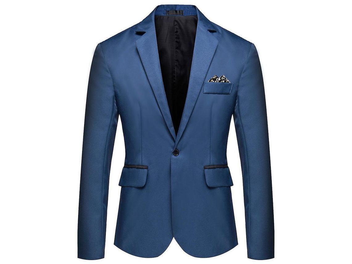 2026-chaqueta Casual Para Hombre Mystdiy Con Un Botón Y Solapa Acolchada Estilo Juvenil Y Popular