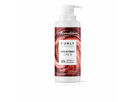 Crema de Peinado Alcantara Curly Hair System Acondicionador Rizos marcados y definidos (200 ml)