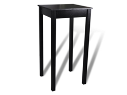 Maison Exclusive - Mesa De Bar Con 2 Sillas De Barra Negras