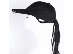 Gorra De Béisbol, Camionero, Béisbol Trenzada Sucia, Peluca, Personalidad Hip-hop, Negra | Ligero
