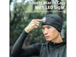 2026-gorra Caliente De Alta Elasticidad Con Luz Desmontable Para Correr De Noche, Pesca Y Ciclismo Lavable Al Agua