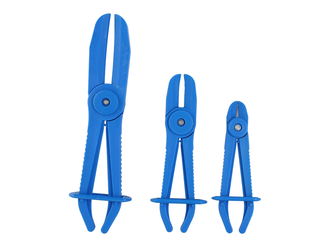 Juego De 3 Abrazaderas Flexibles De Nailon Con Aislamiento Para Mangueras De Freno Y Combustible.