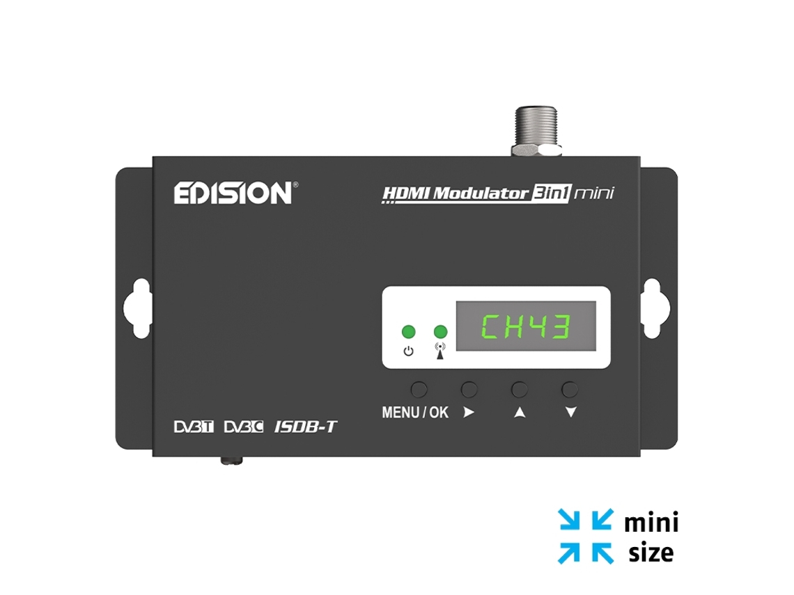Modulador Hdmi Edision 3en1 Mini