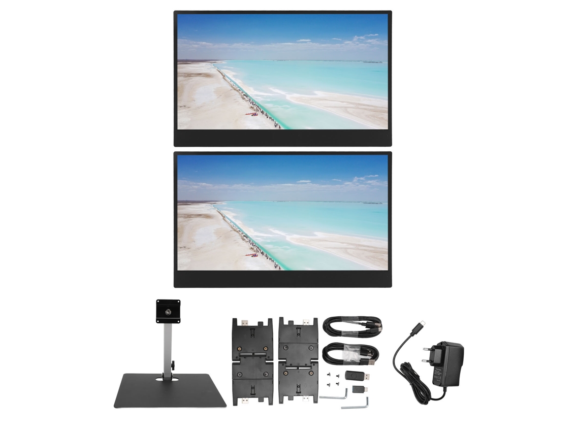 Extensor de pantalla para portátil FHD 1080p IPS Plug and Play