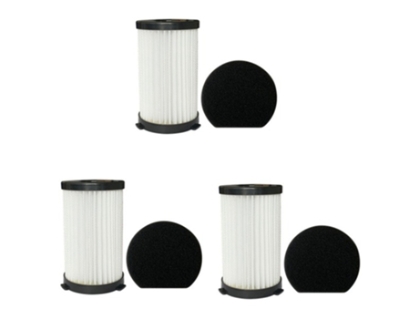Filtro Hepa de repuesto para aspiradora con cable Moosoo D600 / D601 e Iwoly V600 (3 filtros Hepa y 3 esponjas)
