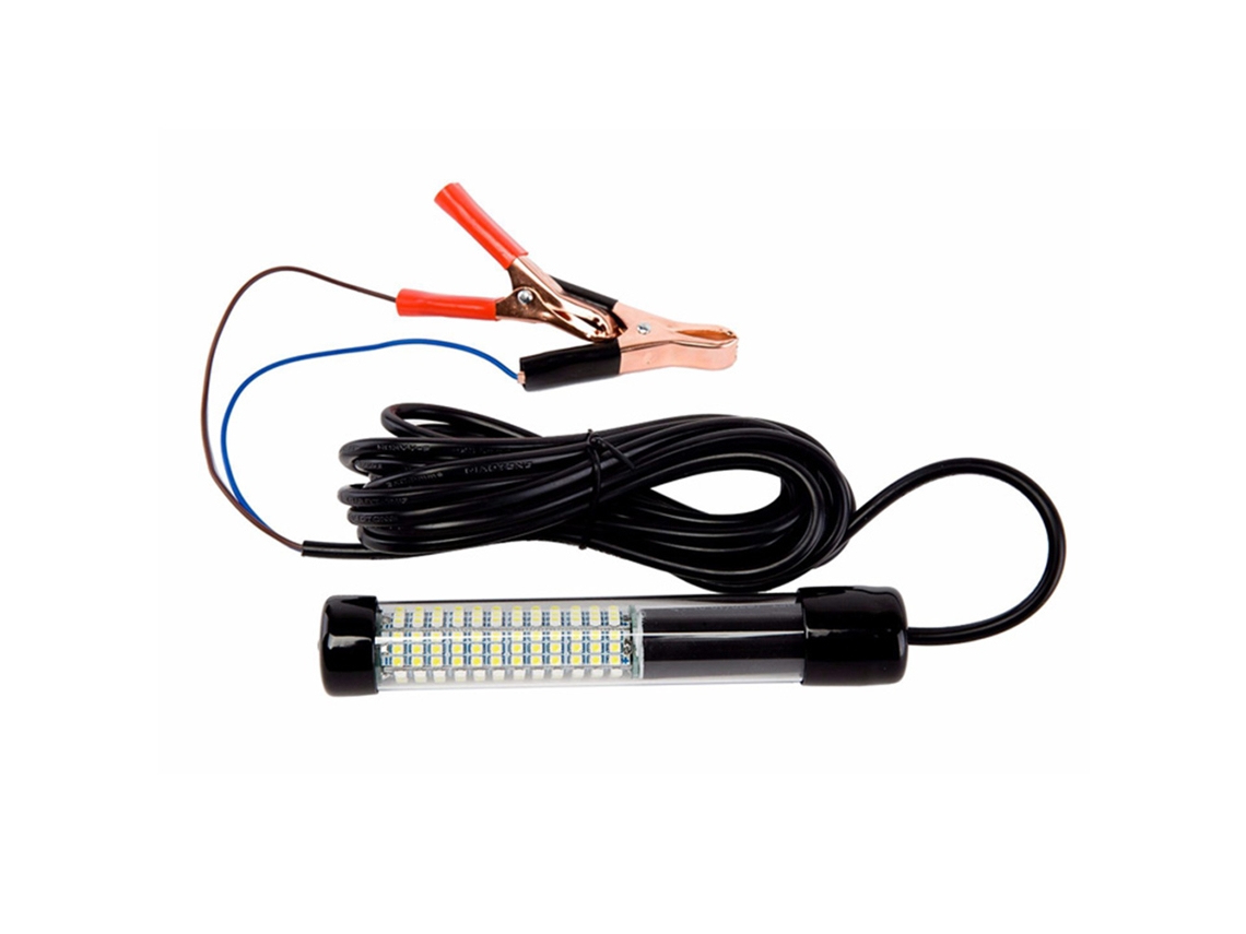 Luz Led Subacuática Para Pesca De 10w Con 180 Leds Y 12v, Con Cable De 5m Para Atraer Peces.