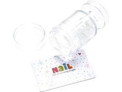 Kit De Estampador De Uñas Giratorio - Punta Francesa Tamaño De Patrón Ajustable Herramienta De Manicura Con
