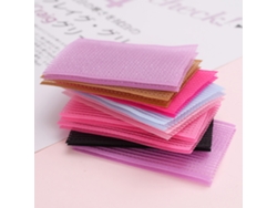 2026-grips para cabelo Adesivos para Penteado e Seccionamento, Patches para Franja, Cor Rosa, 6x7cm