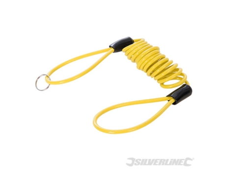 SILVERLINE 955677 Cable Enrollado para Candado de Moto