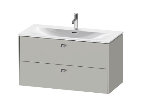 Mueble DURAVIT Brioso bajo lavabo montado en la pared 102,0 x 47,9 cm 2 cajones incl. recorte de sifón y delantal para lavabo Viu 234410