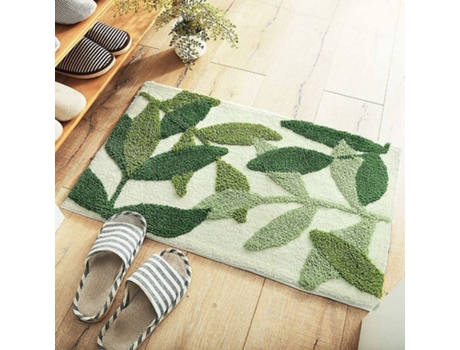 Shag Alfombra de baño de Microfibra Alfombra de baño Lavable Suave, Antideslizante y Absorbente para bañera, Er y baño, Cama, 45x65 cm, Sábana