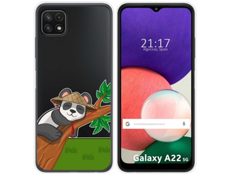 Carcasa Samsung Galaxy A22 5G TUMUNDOSMARTPHONE Dibujos Transparente Multicolor