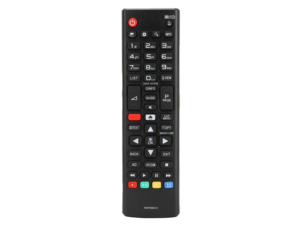 Controle Remoto Mali com Função Ivi Akb75095312 para Tv Lcd LG Substituto de Controle