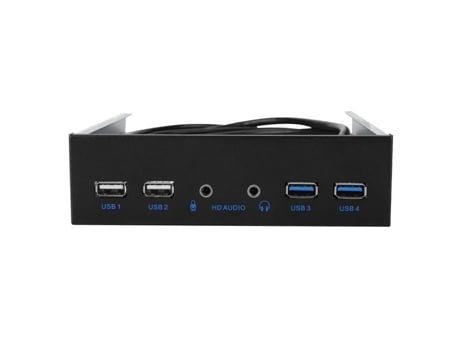 HURRISE Usb3.0 Panel frontal USB 3.0 Usb 2.0 Panel frontal de expansión de audio HD de 19 pines
