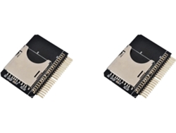 2 Tarjetas De Memoria Digital Sd/sdhc/sdxc/mmc Para Portátiles De 2,5 Pulgadas