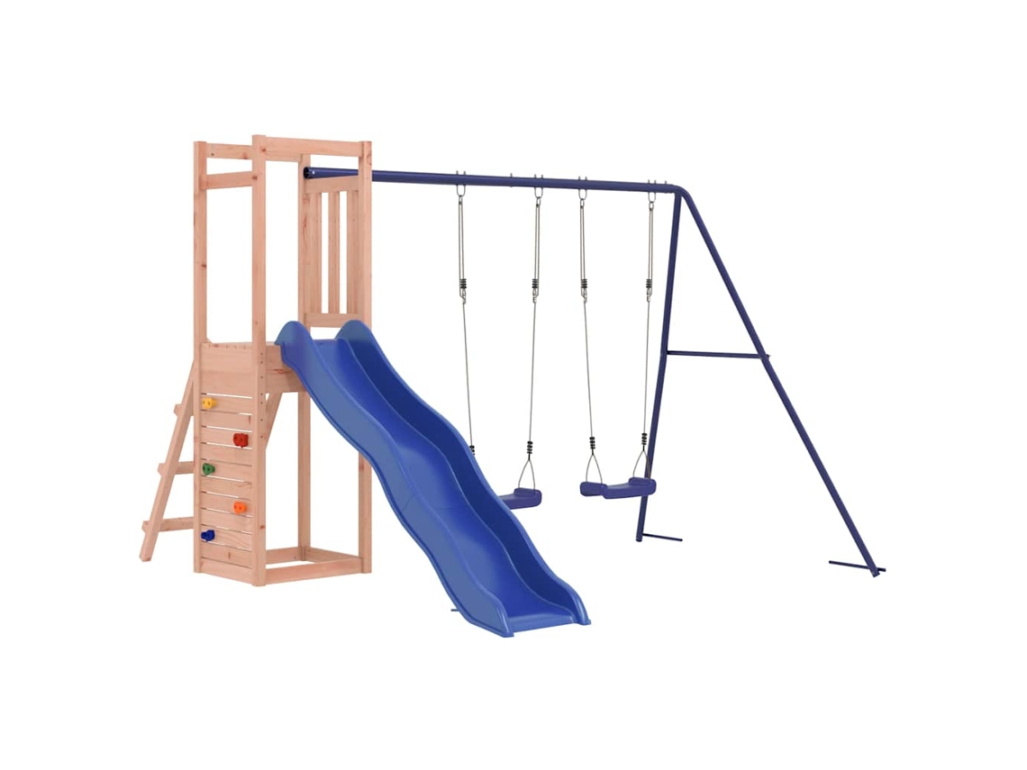 Parque Infantil De Exterior VIDAXL Marrón Madera