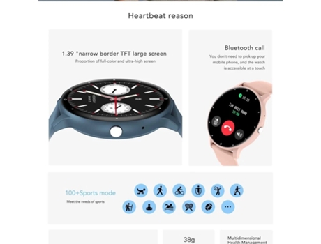Reloj Inteligente Hombre Bluetooth Conectado Llamada Dial Personalizado Monitor de Oxígeno Fitness Pulseras Mujer Smartwatch VEANXIN