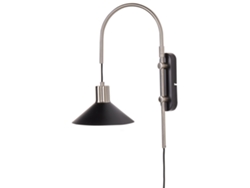 Lámpara de pared BELIANI Sissa de Acero Negro 20x35x44