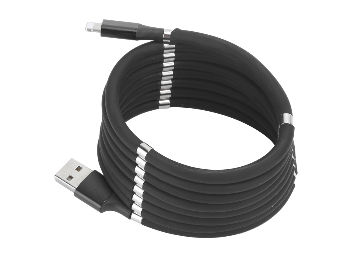 Cable De Datos Magnético De 1,8 M Para Ios, Carga Rápida De 3 A, Portátil Y Resistente A Roturas.