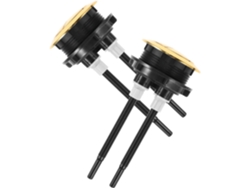 Botones Redondos Para Descarga De Inodoro, Juego De 2, Accesorios Para Tanque De Inodoro, Perforación Estándar, Baño Y