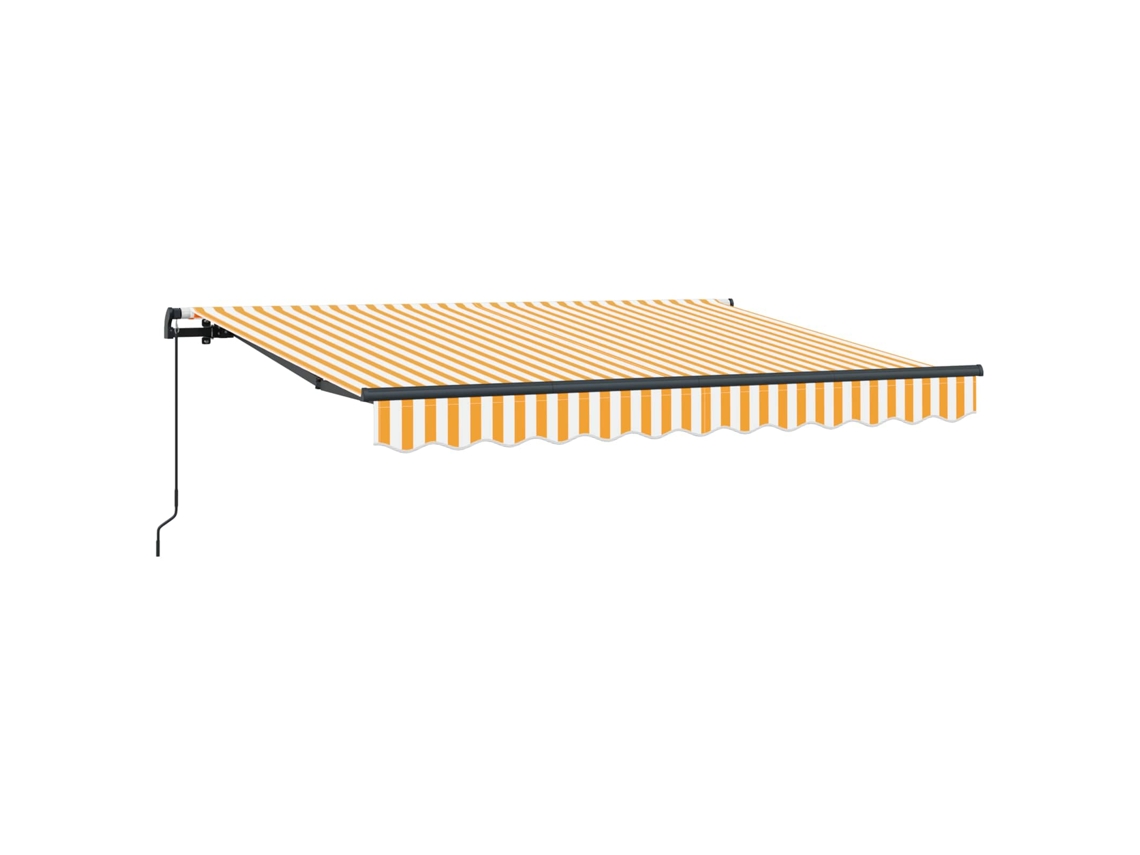 Maison Exclusive - Toldo Retráctil Manual Amarillo 250 X 200 Cm Tela
