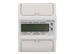 Medidor De Energía Eléctrica Lcd De 4 Pines Para Riel Din, Consumo Kwh Ddm76sc 20-80a