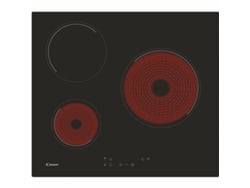Placa de Vitrocerámica CANDY CH63CC/4U2 (Eléctrica - 60 cm - Negro)