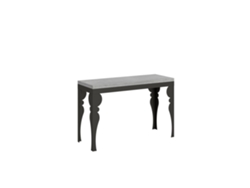 Mesa de Comedor ITAMOBY Paxon Double (120x45/90 - Paneles de Melamina - Cemento)