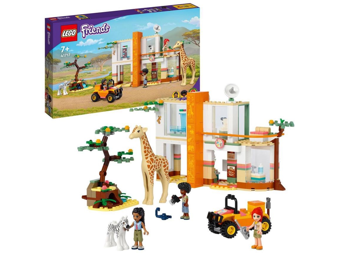 LEGO Friends: O Abrigo da Vida Selvagem da Mia – kit de construção; o centro inclui 3 animais selvagens para crianças 7+ (430 peças)