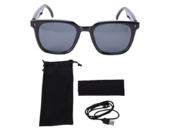 Lentes Inteligentes Inalámbricos Bluetooth Traducción En Tiempo Real Multilingüe Música Llamadas Negro