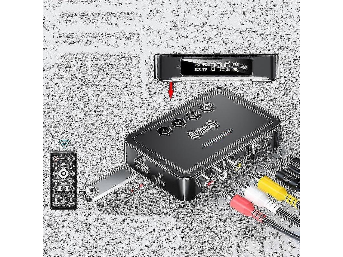 Receptor Bluetooth NFC 5.0 Transmisor FM Bluetooth Adaptador Bluetooth tres en uno para computadora Rosewell