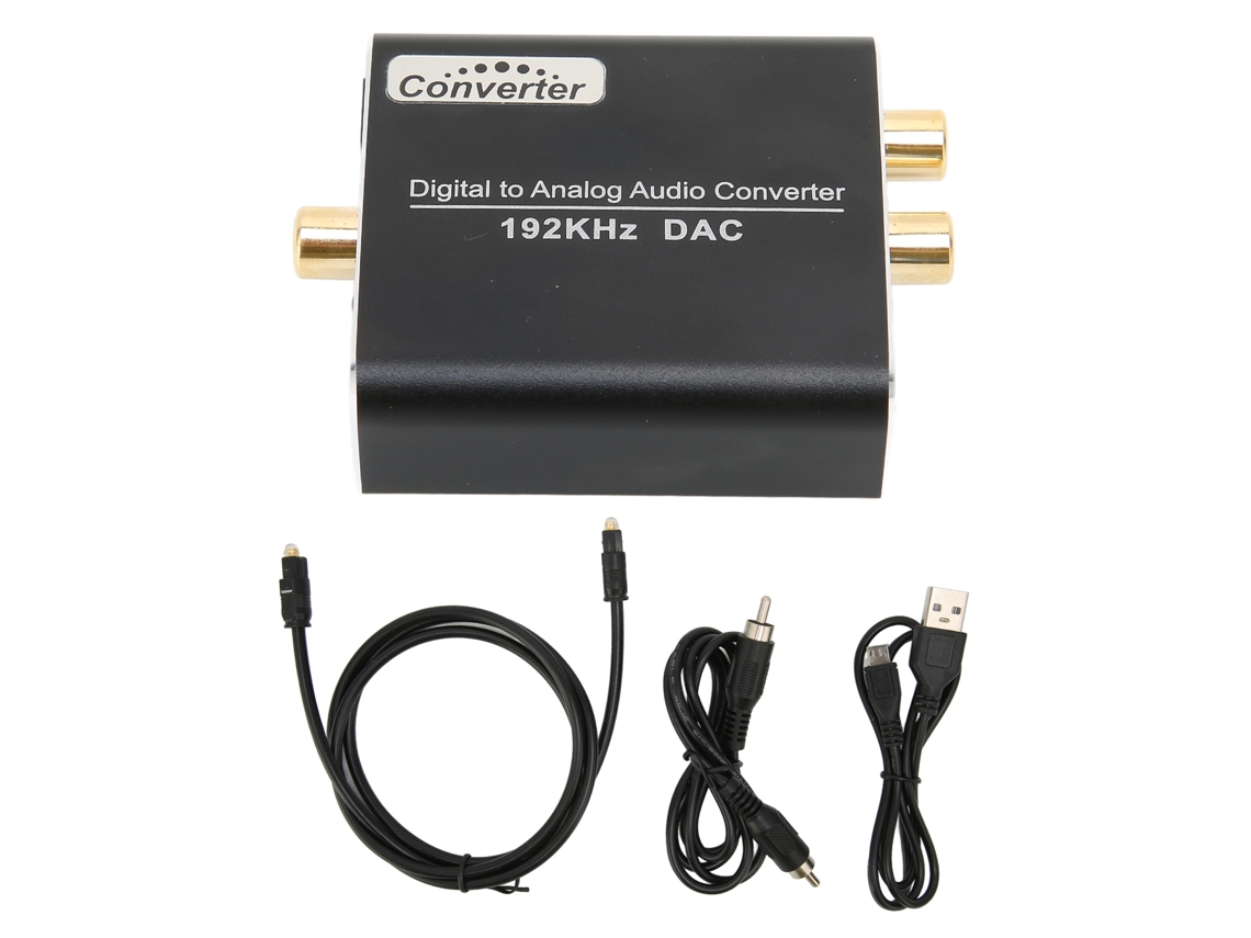 Convertidor De Audio Digital A Analógico Adaptador De Audio Digital Óptico Coaxial A Analógico Rca Para Tv Para