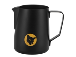 Jarra De Café De Acero Inoxidable 304 Negro De 600 Ml Para Espumar Leche Y Tazas De Café.
