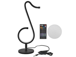 Lámpara LED Note 2026 con control remoto, aplicación, Bluetooth y música, luz ambiental USB para dormitorio y hogar.