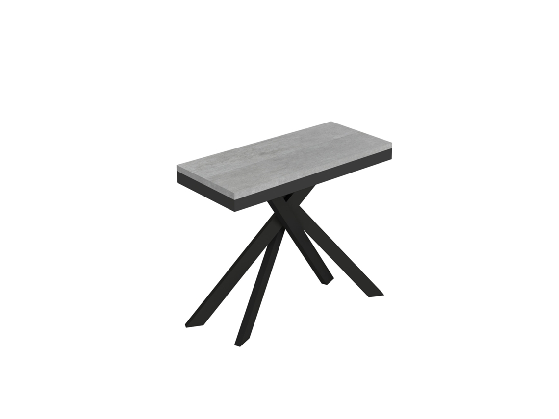 Consola extensible 90x40/300 cm Saki Evolution estructura hormigón antracita ITAMOBY