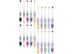 Juego De 20 Bolígrafos Multicolores, Negro, Azul, Rojo, Verde, De Plástico.